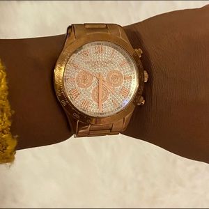 Gold Studded Michael Kors Women’s Watch Used
